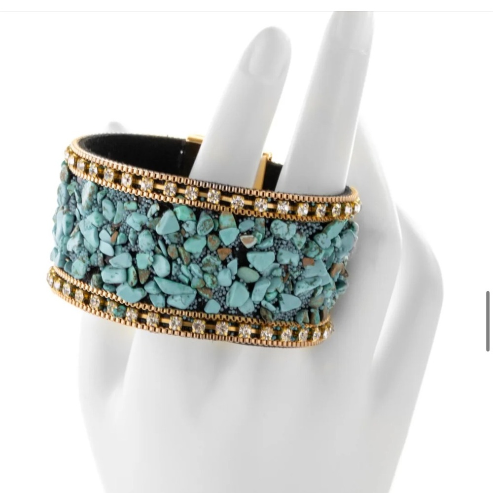 SAACHI Gravel Beaded Bracelet. NWT. - Picture 2 of 3